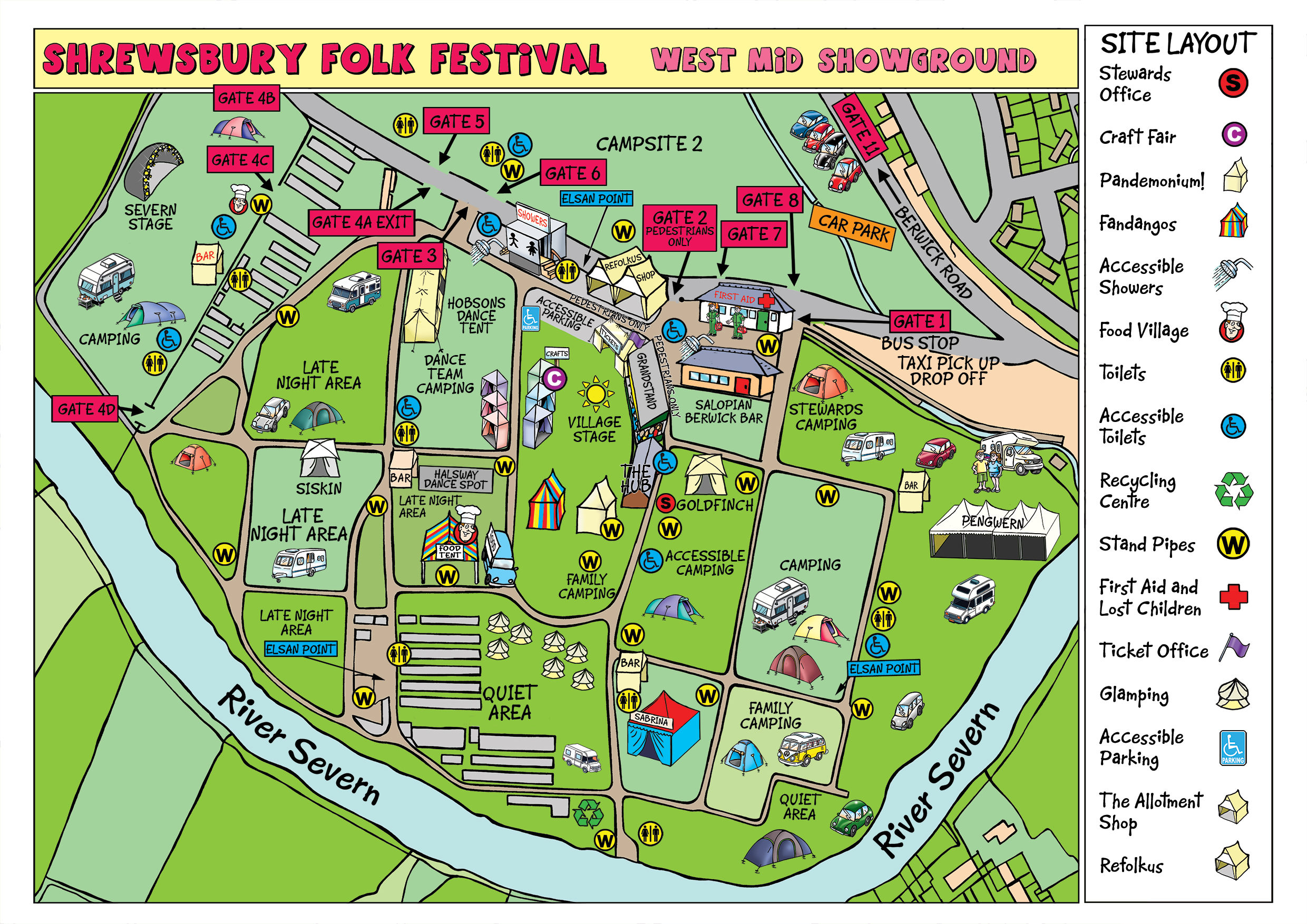 SFF Visitor Map 2026
